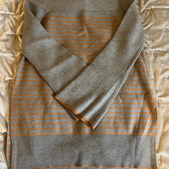 Anthropologie Stripe Elise Off Shoulder Ribbed Tunic - Picture 5 of 9